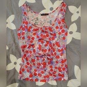 Alexander McQueen cherry top XS